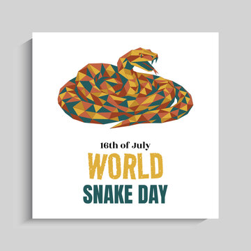 World Snake Day Social Media Instagram Post Banner Template