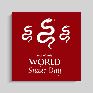 World Snake Day Social Media Instagram Post Banner Template