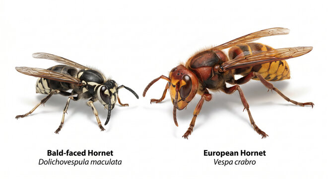 bald-faced hornet vs vespa crabro