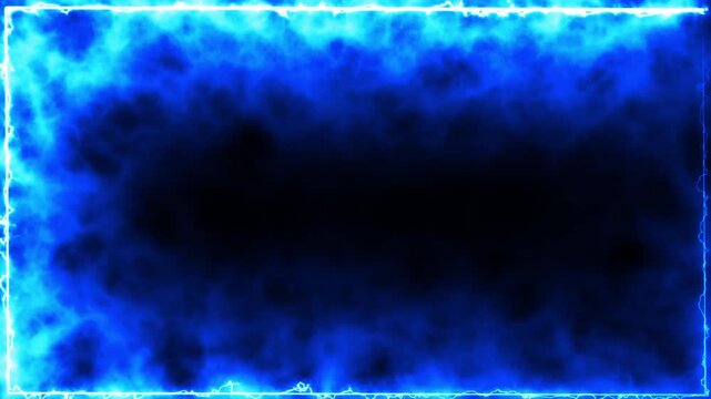 Neon blue and pink saber lines moving in ultrawide resolution, Laser saber border animation repeated moves, storm, abstract, atmosphere, cloudscape,  Seamless Loop, black background. 4k video