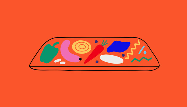 Set of different vegetables 