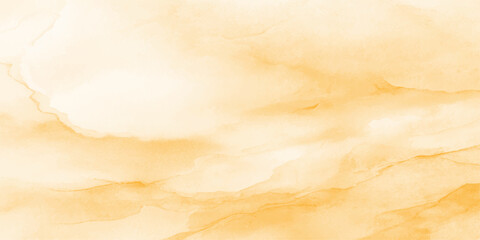 Obraz premium abstract background with flowing golden and white watercolor texture creating a serene and elegant mood.