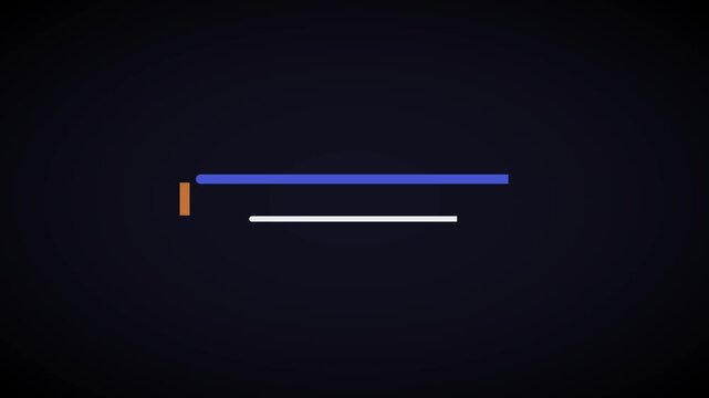 Blue Orange Animated Title Card Intro Opener Editable