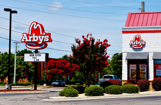 Arby's Fast Food Restaurant, Fayetteville, NC, USA