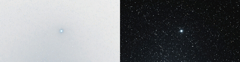 bstract space background with stars glittering texture dark and light sidе. Starry night sky and light galaxy cosmic background © Olga