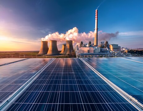 coal fired power station and combined cycle power plant energy production efficiency