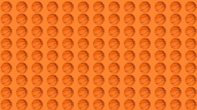 basketball seamless pattern loop animation basketball sports animation