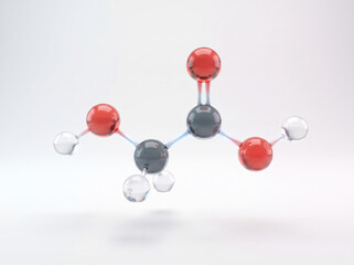 Fototapeta premium 3d molecular structure of methane gas illustration