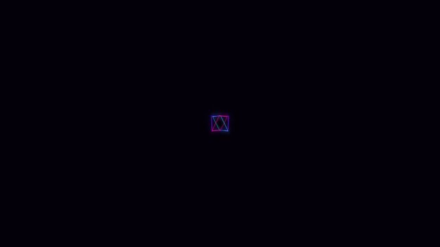 Abstract blockchain node technology background loop, 4k 3d digital crypto desentralized network motion graphics.