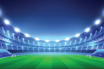 Soccer stadium Vector © Saumitra