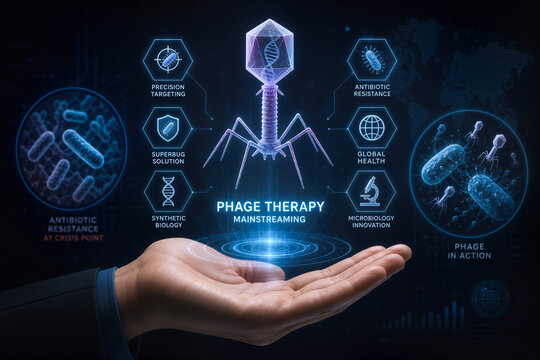 Phage Therapy Mainstreaming with antibiotic resistance crisis point synthetic bacteriophages precision targeting superbug solution global health microbiology innovation