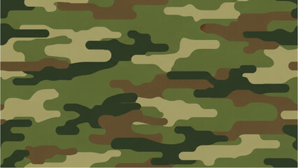 A military camouflage pattern featuring green brown and tan colors © Stock Image Paradise