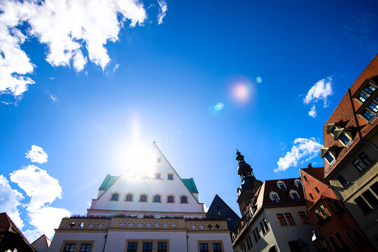 the historic german town of eisleben