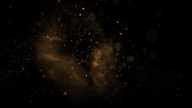 Golden Particles Alpha Loop Background