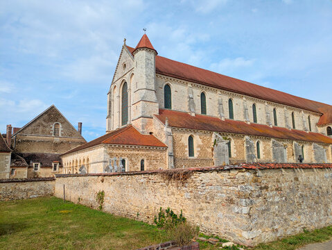 stone church Pontigny Abbey  France