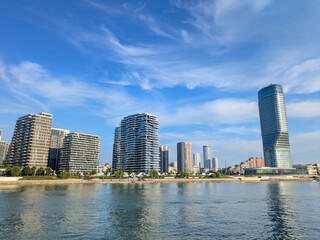 Obraz premium Modern apartment buildings Belgrade Waterfront