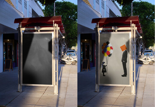 San Francisco Bus Stop Mockup