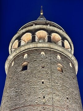 A view from the Galata Tower in Istanbul, Turkey.