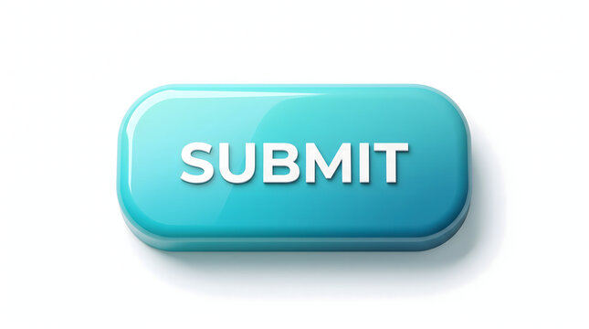 Teal 3d submit button