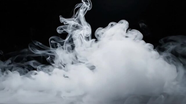 Fog element shot in controlled setup for visual effects and animation projects