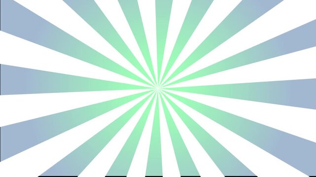 Abstract spinning sunburst stripe retro loop background, striking sunburst pattern with alternating beams, sunburst radial sun light circus stripe background video in 4k resolution, 4k video