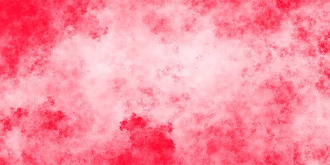 Fototapeta premium Bold crimson red abstract watercolor wash background with heavy smoke clouds and artistic grunge textures for powerful visuals