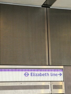 London, England
June 17, 2026
Elizabeth line sign