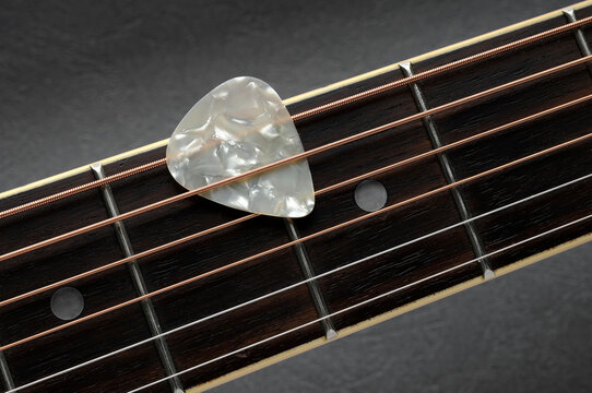 Guitar Neck Closeup horizontal