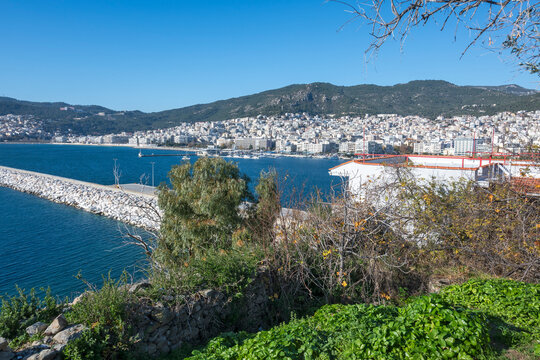 The Old town of city of Kavala, Greece