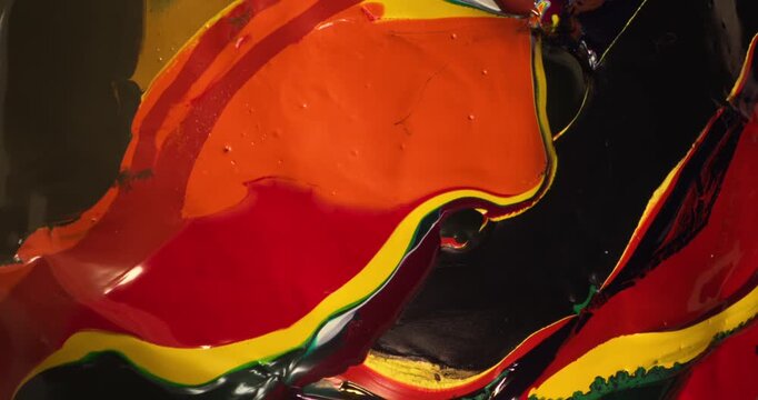 Vibrant Abstract Colors Blending in Dynamic Patterns