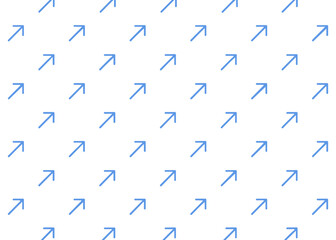 Obraz premium Arrows pattern. Minimalist pattern on a white background.
