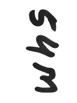 Black handwritten word whs written in a bold marker style isolated on transparent background