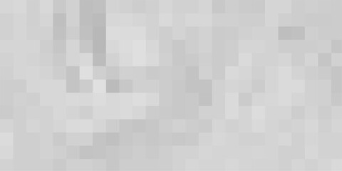 Obraz premium Pixelated gray and white squares forming a subtle abstract mosaic background texture pattern