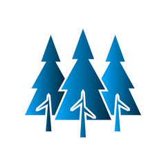 Obraz premium Tree icon design template