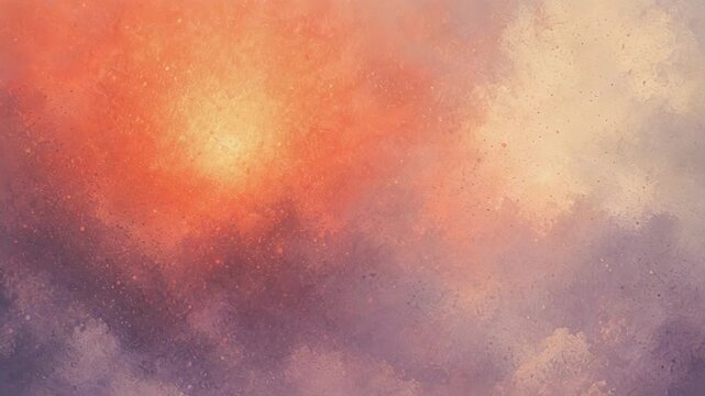 Abstract textured background with warm orange and purple gradient colors