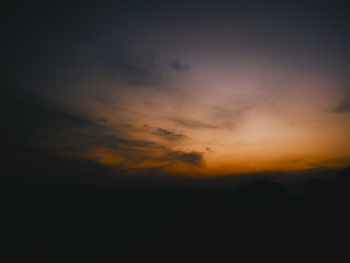 Fototapeta premium A spectacular late-afternoon sky