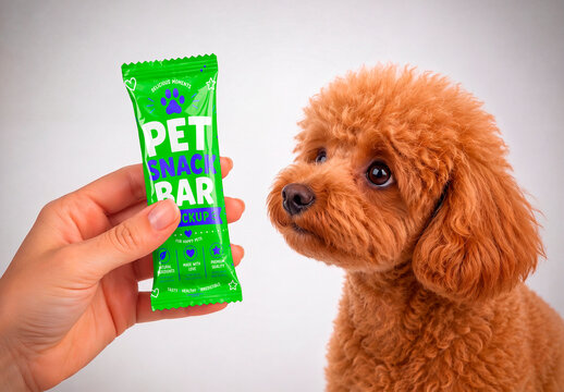 Pet Snack Stick Packaging Mockup