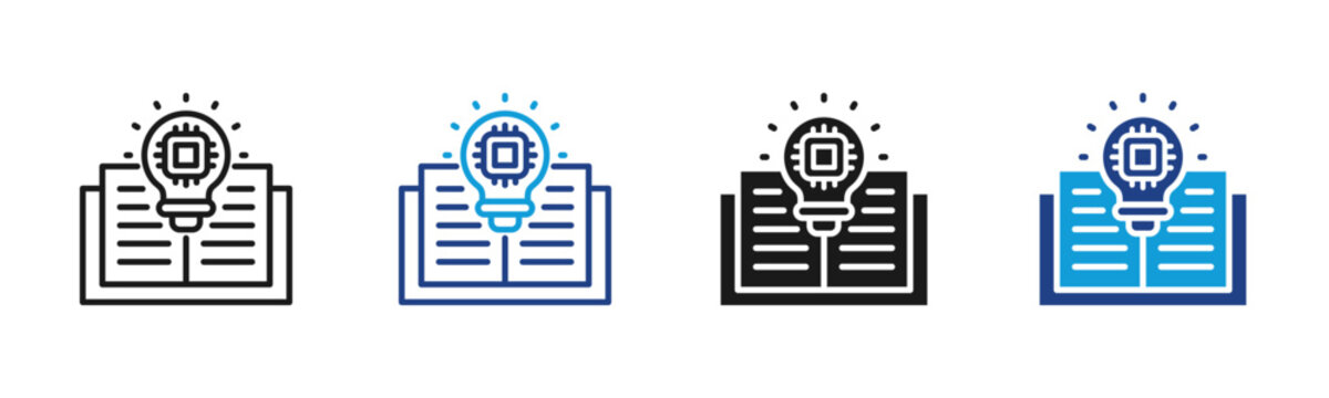 Knowledge Base Web icon with multiple style collection