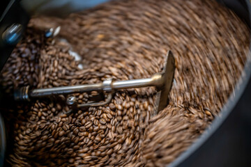 Obraz premium coffee roasting