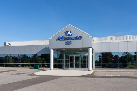 Markham, Ontario, Canada - June 28, 2026: Allanson International head office on Commerce Valley Drive East in Markham, Ontario, Canada. Allanson is a Canadian manufacturer of electrical and electronic