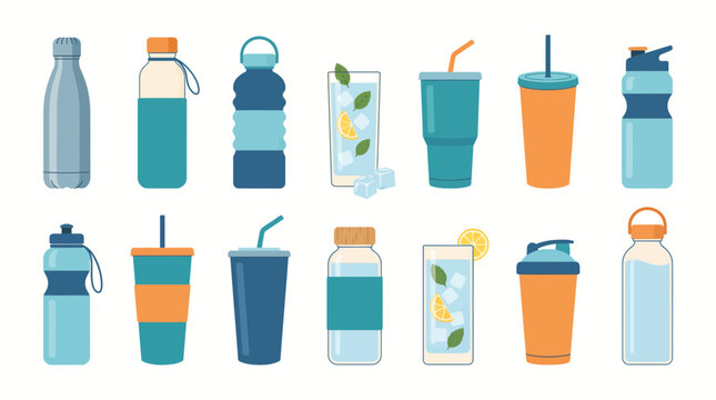 Premium Flat Vector Business Character Set with Different Poses and Actions