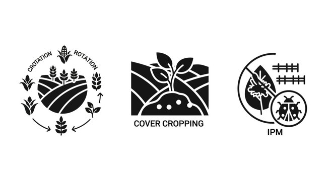 Farming Icons: Crop Rotation, Cover Cropping, and IPM