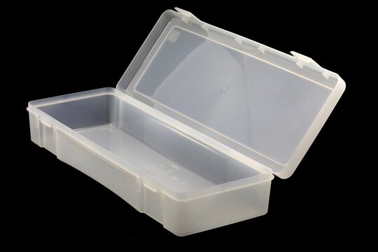 Clear plastic box