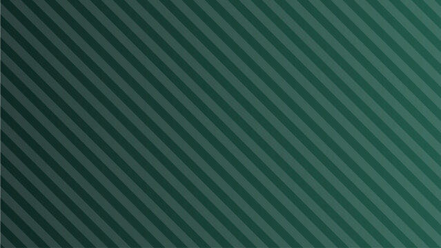 Dark green diagonal striped pattern with subtle gradient transition from left to right, geometric slanted lines background, texture for