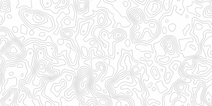 White paper topographic map wave spiral abstract area background with topographic wavy. geographic line map elevation assignment wallpaepr design