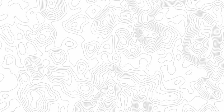 White paper topographic map wave spiral abstract area background with topographic wavy. geographic line map elevation assignment wallpaepr design