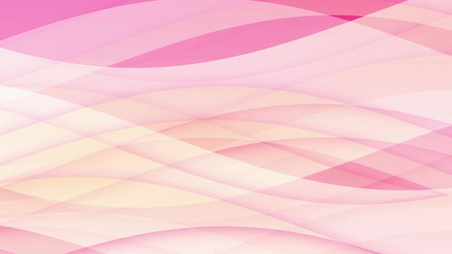 Abstract Flowing Pastel Pink Curves 4K
