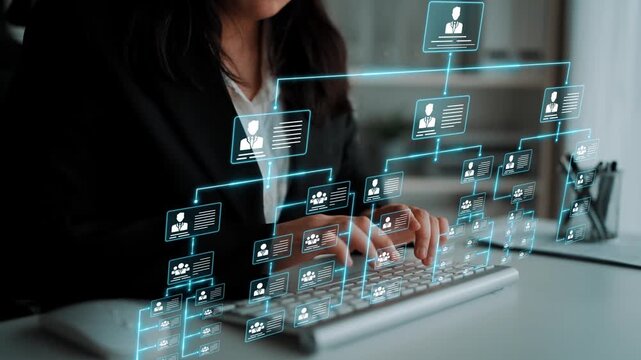Corporate org chart and team structure show hierarchy, team, and structure for clear organization, management, and operational planning Marrow