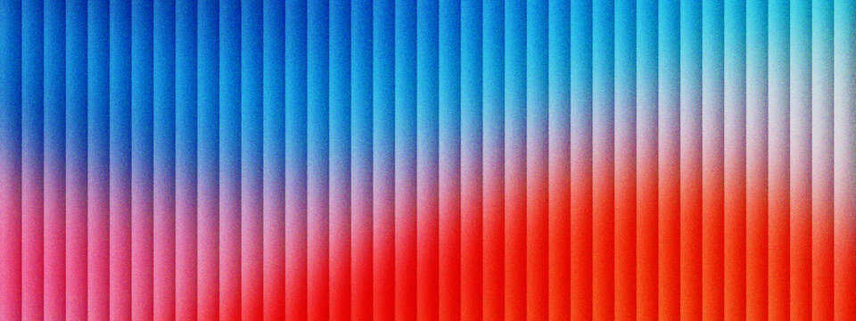 Abstract vertical line pattern with blue and red gradient colors. Modern geometric background with soft textured stripes. Vibrant colorful backdrop for creative web design and digital media.