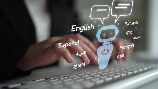 Global communication with multiple languages, digital translation tools, multilingual technology, cross-cultural communication, and virtual language learning environments. Muxer